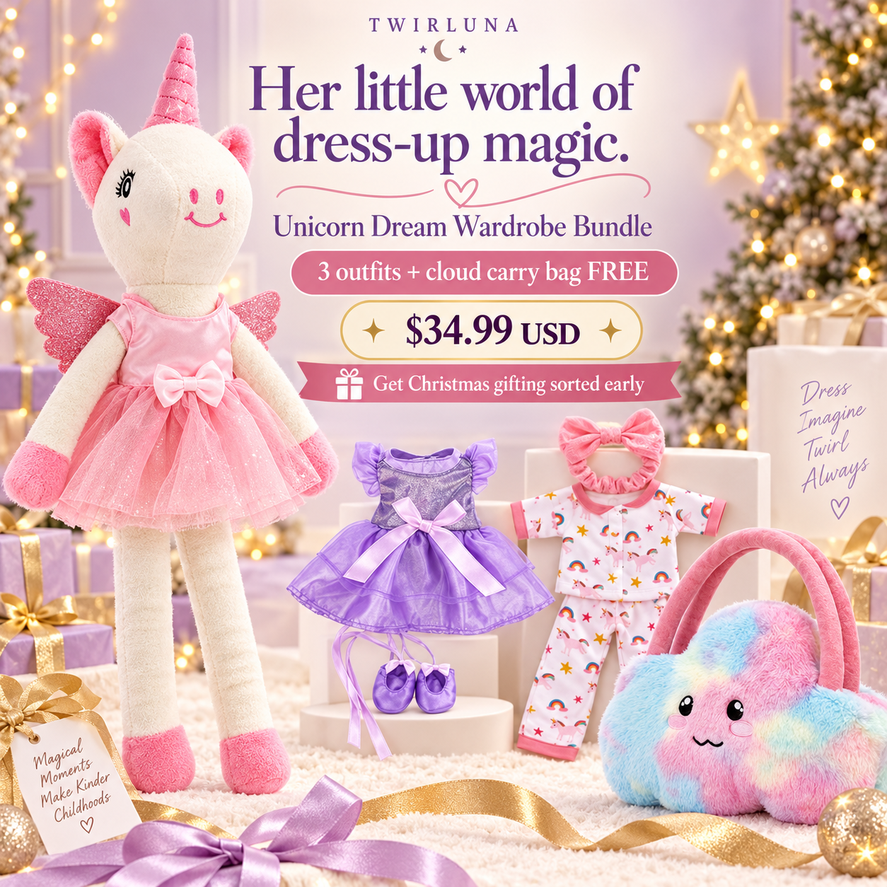 Twirluna Dress-Up Unicorn